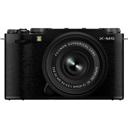 FUJIFILM X-M5 Mirrorless Camera with XC 15-45mm f/3.5-5.6 Lens (Black)